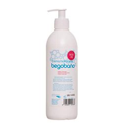 Begobaño Creme hidratante corporal de aroma floral. Loção corporal de absorção rápida. Creme leve com doseador. 500 mililitros