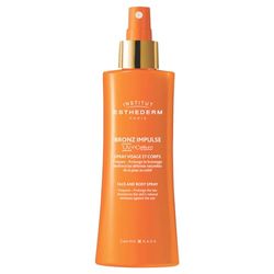 Institut Esthederm - Bronz Impulse - Spray Viso e Corpo - Prepara, Prolunga l’Abbronzatura e Rafforza le Difese Naturali della Pelle - Senza Filtro né Schermo - Spray 150 ml