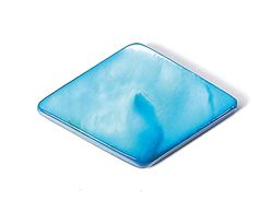 parelmoer, glanzend, turquoise, 29 x 20 mm, 250 g, 88u, ca.