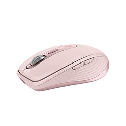 Logitech MX Anywhere 3S Compact Trådlös Mus, Snabb Rullning, 8K DPI Avläsning på alla ytor, Tysta klick, Programmerbara knappar, USB C, Bluetooth, Windows PC, Linux, Chrome, Mac - Rosa