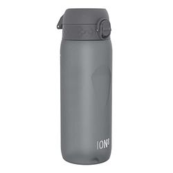 ION8 Waterfles, 750 ml/24 oz, Lekvrij, Makkelijk te Openen, Veilige Vergrendeling, Vaatwasserbestendig, BPA-vrij, Hygiënische Deksel, Draaghandvat, Gevormde Grip, Makkelijk Schoon, Grijs