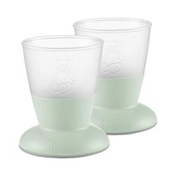 BabyBjörn Copo para bebé, 2 uni, verde pastel