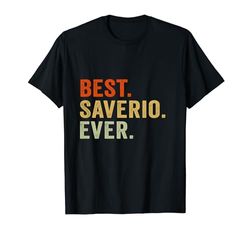 Carino Best Saverio Ever Name Saverio Personalizzato Maglietta