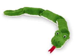 Nobby Squeaker Felpa Serpiente XL, 85 cm, Color Verde