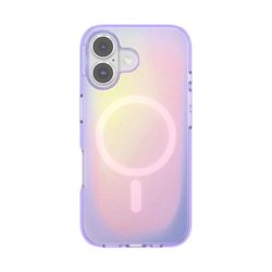 PopSockets Funda para iPhone 16 Compatible con MagSafe, Funda para iPhone 16, Compatible con Carga inalámbrica, Solo Funda - Aura