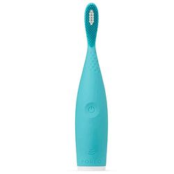 FOREO ISSA play Brosse à dents électrique sonique,Summer Sky/combine les poils en silicone et polymère PBT pour un soin bucco-dentaire doux/pile extra longue durée à remplacer