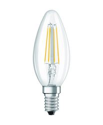BELLALUX LED lamp, Base: E14, Cool White, 4000 K, 4 W, vervanging voor 40 W gloeilamp, helder, BELLALUX CLB 1 Pack