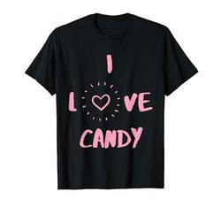 I Love Candy I Heart Candy divertente Candy regalo Maglietta