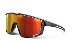 Julbo Unisex fury solglasögon, Svart/röd, one size
