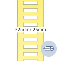 HERMA 4247 Rettangolo Bianco 5000pezzo(i) Etichetta autoadesiva