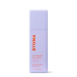 BYOMA Moisturising Rich Cream (50ml) Face Moisturiser with Ceramides, Hydrates and Nourishes Dry Skin - Barrier Repair, Alcohol Free, Vegan