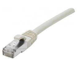 Connect 1 m Copper RJ45 Cat.6a S/FTP LSZH Snagless Patch Cord - Grey