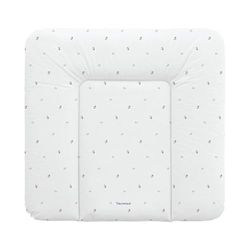 TRÄUMELAND - aankleedkussen Fiore beige | waterafstotend en afwisbaar aankleedkussen met bloemendesign | aankleedkussen van thermo-vlies en ftalaatvrij pvc. 75 x 75 cm