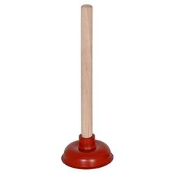 MSV 100411 Afvoerreiniger, 10,7 cm, houten handvat