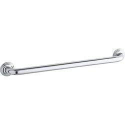 KOHLER K-10542-S Traditional 24-Inch Grab Bar, Polished Stainless