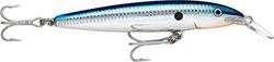 Rapala Floating Magnum Lure with Two No. 4/0 Hooks, 2.7-3.3 m Swimming Depth, 18 cm Size, Silver Blue