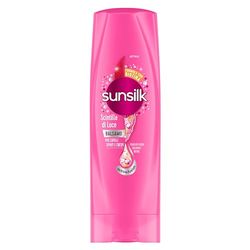 Sunsilk, Balsamo Scintille di Luce, Balsamo Anticrespo Districante, Dona Lucentezza al Capello, Formula Active-Fusion con Olio di Jojoba, Collagene e Biotina, 350 ml