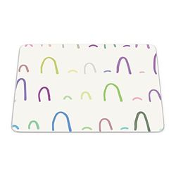 Bonamaison, Rectangle Pop Art Digital Printed Mouse Pad, Non-Slip Base, for Office and Home, Size: 22 x 18 cm