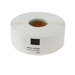 Cablematic pn20071610010174149 – bM85 Rouleau de 400 étiquettes adresse compatibles avec Brother DK-11201 DK-1201, 29 x 90 mm, Blanc