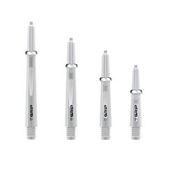 Bull's B-Grip-2 CL Sh. i/m klar dartskaft, vit, medium
