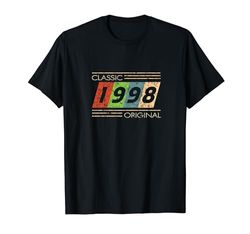 Classic 1998 Original Vintage Birthday Est Edición II 1998 Camiseta