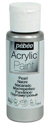 PEBEO Acrylic 59ML, Silver Pearl, 3.3 x 3.3 x 10 cm