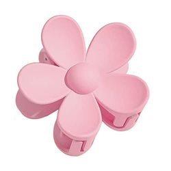 Amplio Daisy Claw Clips, Cute Hair Clips for Girls Hot Summer Hair Accessories for Women, Strong Hold Hair Clamps Barrettes for Thin and Thick Hair, Pink