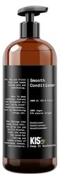 KIS Après-shampoing Green Smooth - 1000 ml - Cheveux secs et crépus - Formule 100% végétalienne - Sans sulfate - Avec huile d'orange apaisante