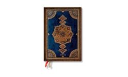 Paperblanks 18 Month Diaries 2023-2024 Safavid Indigo | Horizontal | Midi (130 × 180 mm)