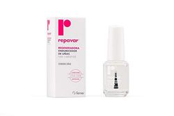 Repavar - Durcisseur d'Ongles - Traitement et Soins des Mains - Forme une Pellicule Protectrice qui Augmente la Dureté et la Souplesse - Inclut une Lime - 15 ml