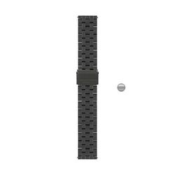 Withings Metalen Polsbandje Voor Scanwatch, Steel HR, Steel HR Sport en Move, Metaal Leigrijs, 20 mm