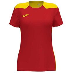 Joma T-Shirt Manches Courtes Championnat VI Rouge Jaune, 901265.609.2XL