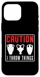 Pottery Clay Throwing Design Case for iPhone 16 Pro Max