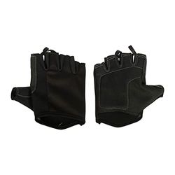 UPFIT - Aktivitetshandskar - storlek XL - Lätt och motståndskraftigt - material som sitter fast på handflatan och mellan tummen och pekfingret ger bättre grepp - lätt att ta bort - färg: Svart