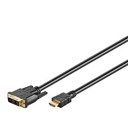 Goobay 51881 - Cable DVI-D/HDMI (1,5 m), color dorado