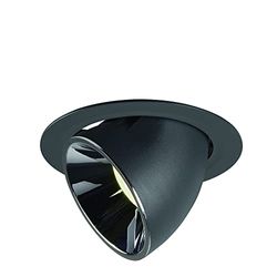 SLV NUMINOS GIMBLE XL/LED Faretto, faretto, plafoniera da incasso, illuminazione per interni, 4000K 37.4W 3750lm nero 55 gradi