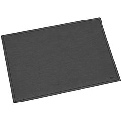 Läufer 38626 Ambiente Modena Sous-main/support pour PC portable en cuir véritable Noir 30 x 42 cm