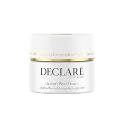 Declaré Ocean's Best 50 ml - Crème hydratante aux minéraux marins - pour tous types de peau - avec vitamine E, extrait d'algues et de jojoba et acide hyaluronique - Effet hydratant 24 heures
