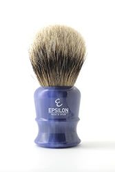 Epsilon Pennello da Barba con Punta Argentata Blu 50/26 mm, Standard, Unico