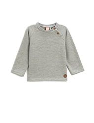 Koton Ribbed Button Detail sweatshirt katoen trainingspak jongens, grijs (023), 36/48 mesi