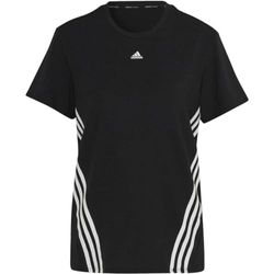 adidas T-shirt för kvinnor, Svart/vit, S