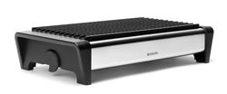 Brabantia 477102 Scaldavivande con Due Candele, Griglia Nero, Inox Satinato