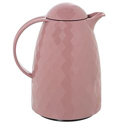 Thermos brocca in polipropilene e vetro da 1 l in rosa 24 x 19 x 15 cm