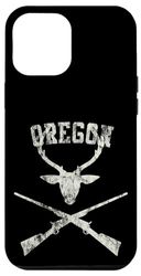 Carcasa para iPhone 15 Plus Vintage Oregon Deer Hunter Elk Hunter