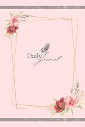 Daily Butterfly Journal 2: Pink hardcover, 198 pages 6 x 9 inches of lined paper and graphic organizer for women and girls