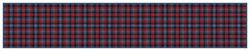 Doge Milano Chemin de cuisine, 100% Made in Italy, Tapis antitache avec impression numérique, Tapis antidérapant et lavable, Modèle Tartan - Damaris, cm 280x52