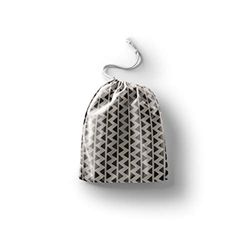 Bonamaison Impreso Algodón Bolsas con Cordón, Bolsa con Cordel para el Hogar y el Almacenamiento de Verduras, Bolso de Compras, Plegable, Ecologica, Reutilizables, Tamaño: 12x15 Cm
