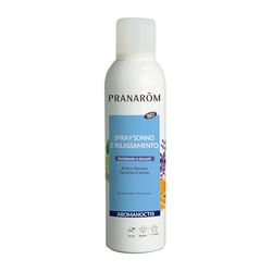 PRANAROM Aromanoctis Spray Sueño y Relajación Atmósfera y Tejidos Bio, Aceites Esenciales de Lavanda, Manzanilla Romana, Ayuda a Relajarse, facilita el sueño, Sinergia de aceites Esenciales, 150 ml