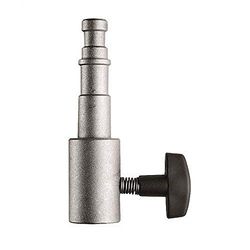 Manfrotto 159 Adatattatore 5/8" Femmina, Perno da 1/2" a 3/8", Nero