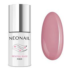 NEONAIL Base Coat Semipermanente Unghie 7,2 ml Smalto Base Coat Rosa Revital Base Fiber Warm Cover Gel Per Unghie UV Led Nail Polish NEONAIL Smalti Gel Semipermanenti